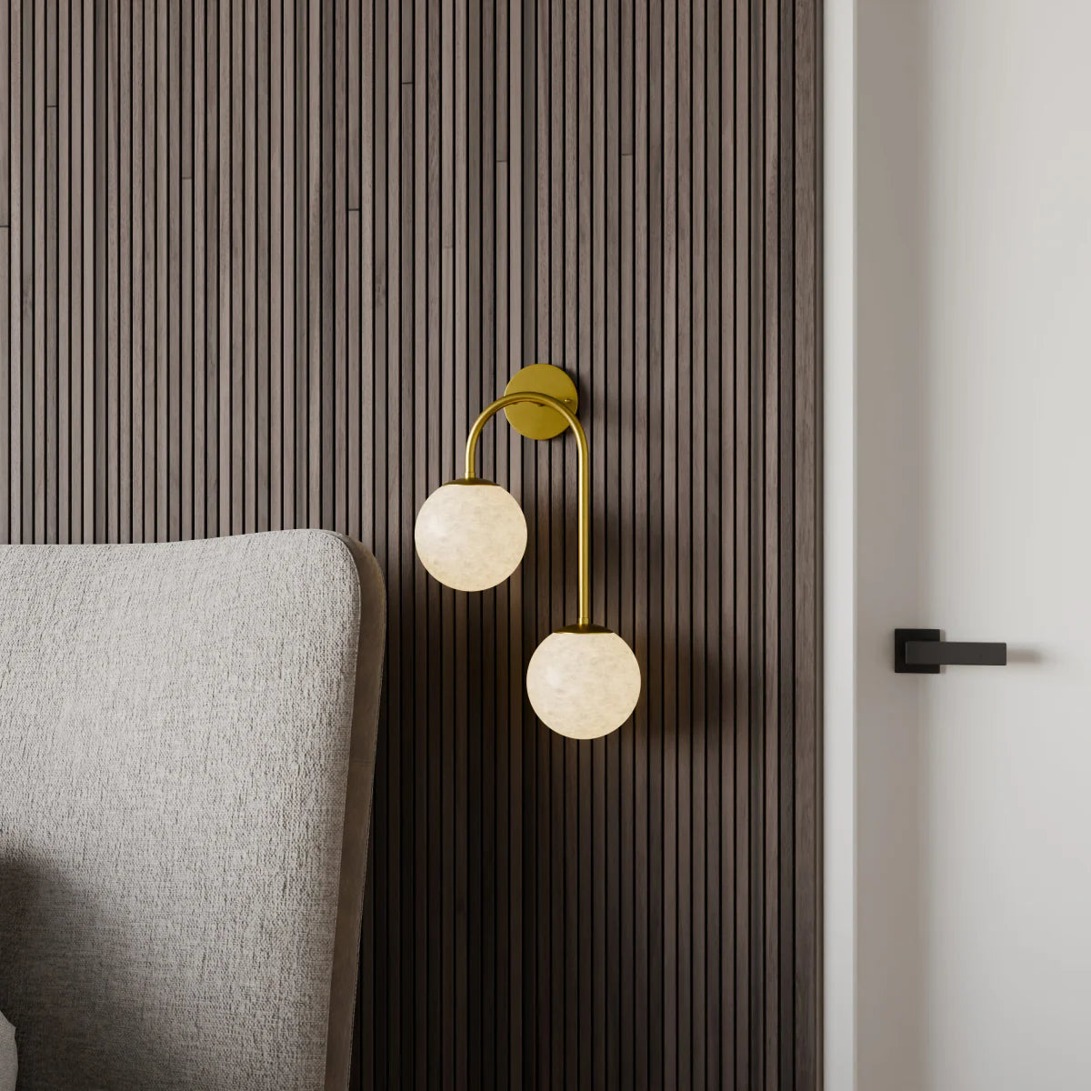 Alabaster Hanglamp Van Natuursteen Met Zachte Warme Gloed En Sculpturaal Design | Restfield